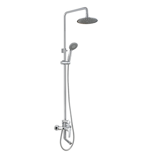 Sistema de ducha de lujo de alta presión del mezclador del cuarto de baño de la lluvia de la manija del sistema con la temperatura