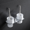 Soporte para vaso de cepillo de dientes doble de diseño de baño original