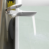 Fabricante de grifos de baño Mezclador de lavabo de latón blanco Grifo de lavabo montado en la cubierta